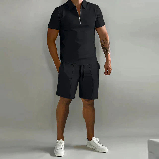 Aleandro Porchia™ Men's Casual Polo and Short Set