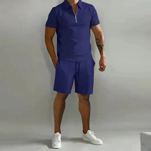 Aleandro Porchia™ Men's Casual Polo and Short Set