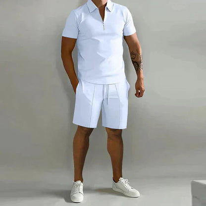 Aleandro Porchia™ Men's Casual Polo and Short Set
