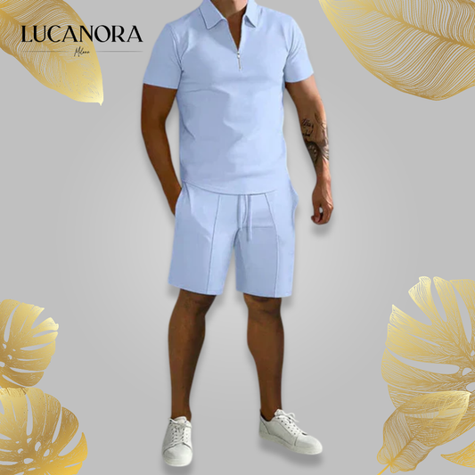 Aleandro Porchia™ Men's Casual Polo and Short Set