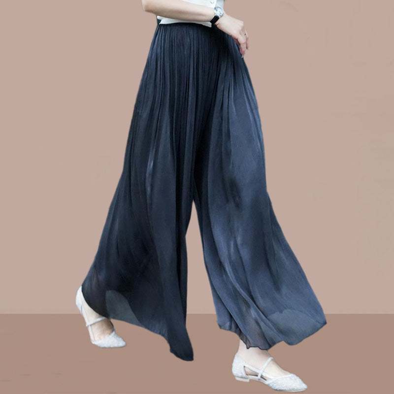 Anastasie Girard™ Glazed trousers with wide legs