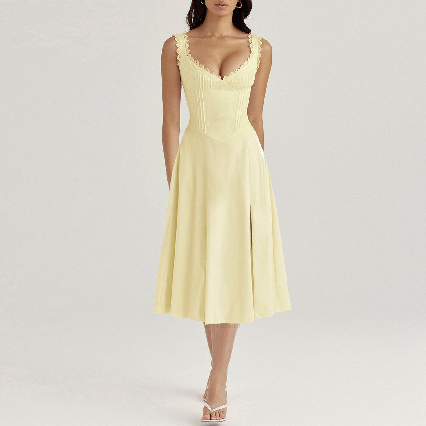 Angelica™️ Midi elegant dress