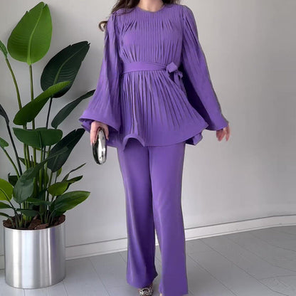 Apollina Fiacco™ Pleated Two-Piece Set