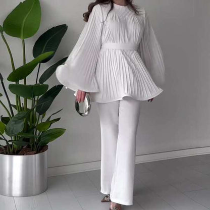 Apollina Fiacco™ Pleated Two-Piece Set