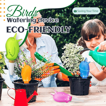 AquaNest™ Cute Bird Self-Watering Stakes