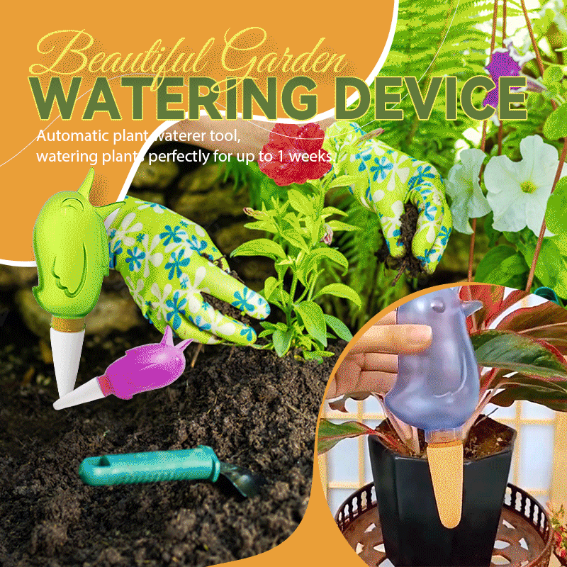 AquaNest™ Cute Bird Self-Watering Stakes