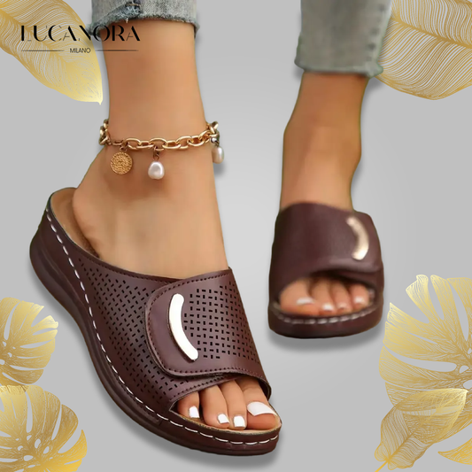 ArchSoothe™ Orthopaedic summer slippers