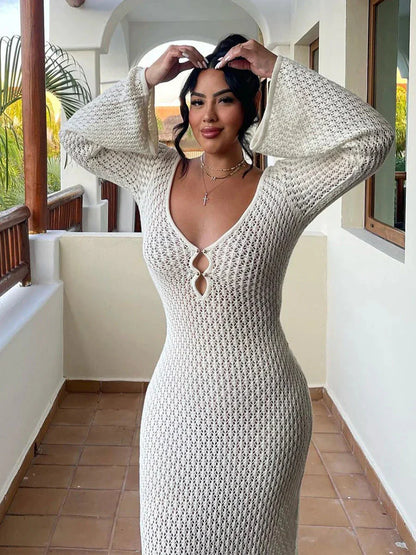 Ariel™ Crochet dress with fishtail braid