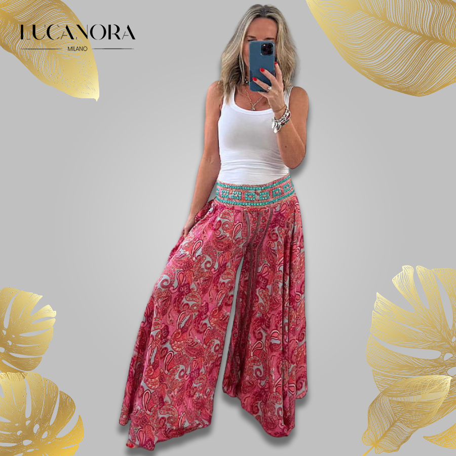 Avery™ Wide trousers with print