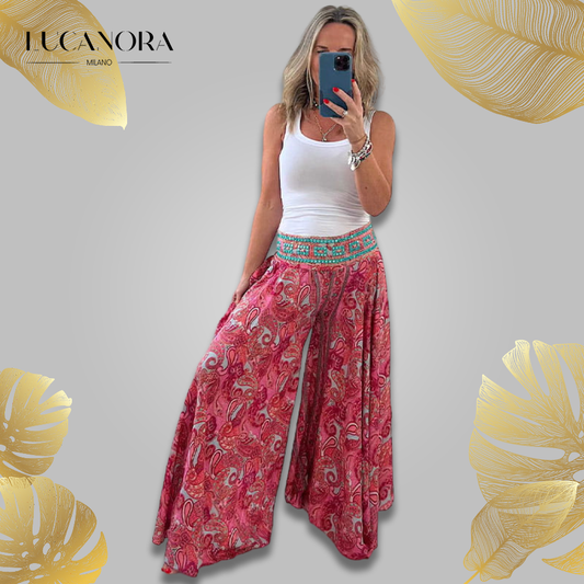 Avery™ Wide trousers with print