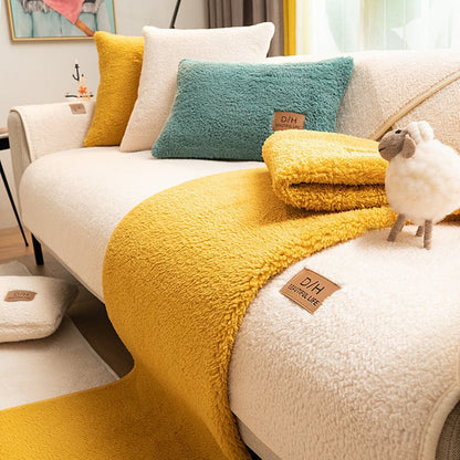 CuddlyCouch™️ Comfortable wool sofa covers