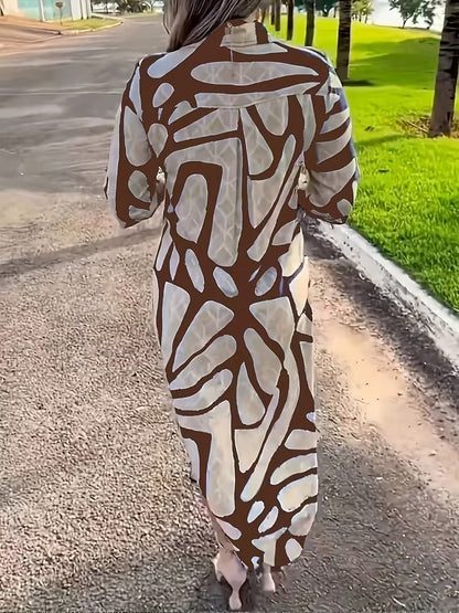 Bianca Borsani™ Versatile Geometric Dress for Effortless Days