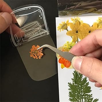 BloomDrop™ Transparent Dried Flower Bookmarks
