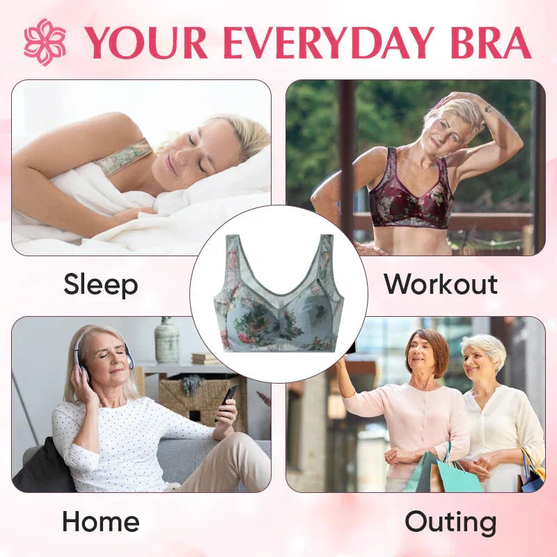 Bloom Bra™ Comfortable lace bra