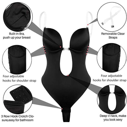 LuxuryBody™ BH Backless Bodysuit