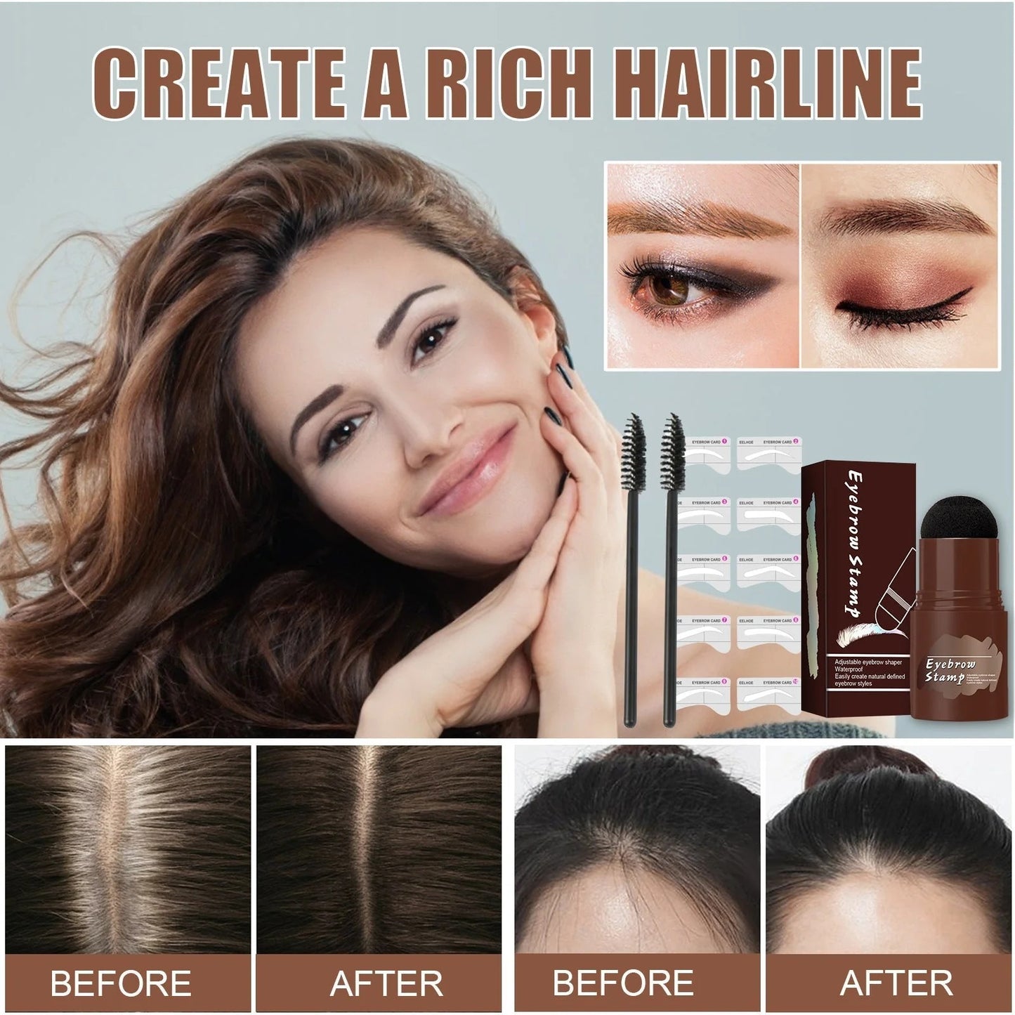 BrowStamp™ Precision Brow Stencil Stamp Set
