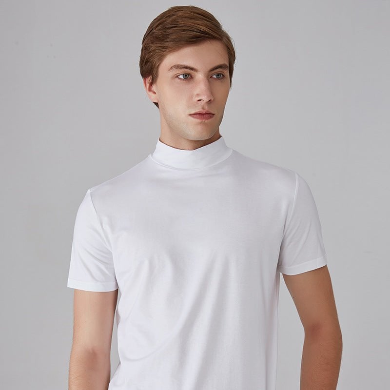 Bruno Bonito™ Men 's High Neck Slim Fit T-shirt