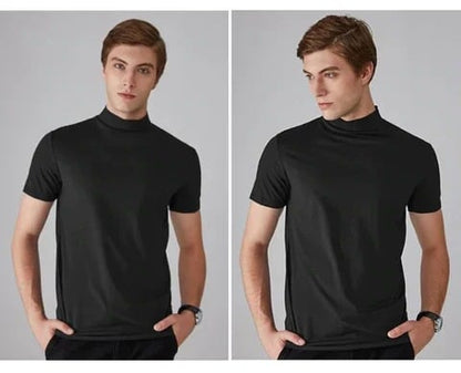 Bruno Bonito™ Men 's High Neck Slim Fit T-shirt