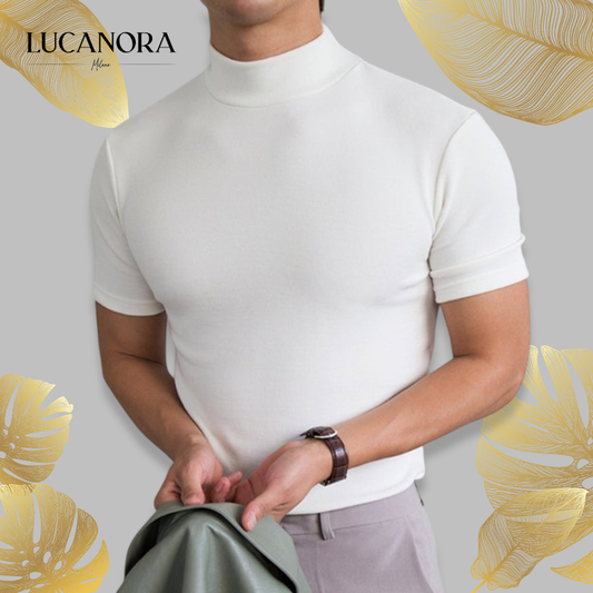 Bruno Bonito™ Men 's High Neck Slim Fit T-shirt