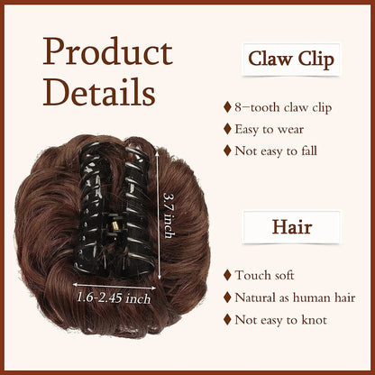 BunClip™ Claw clip messy bun for hair