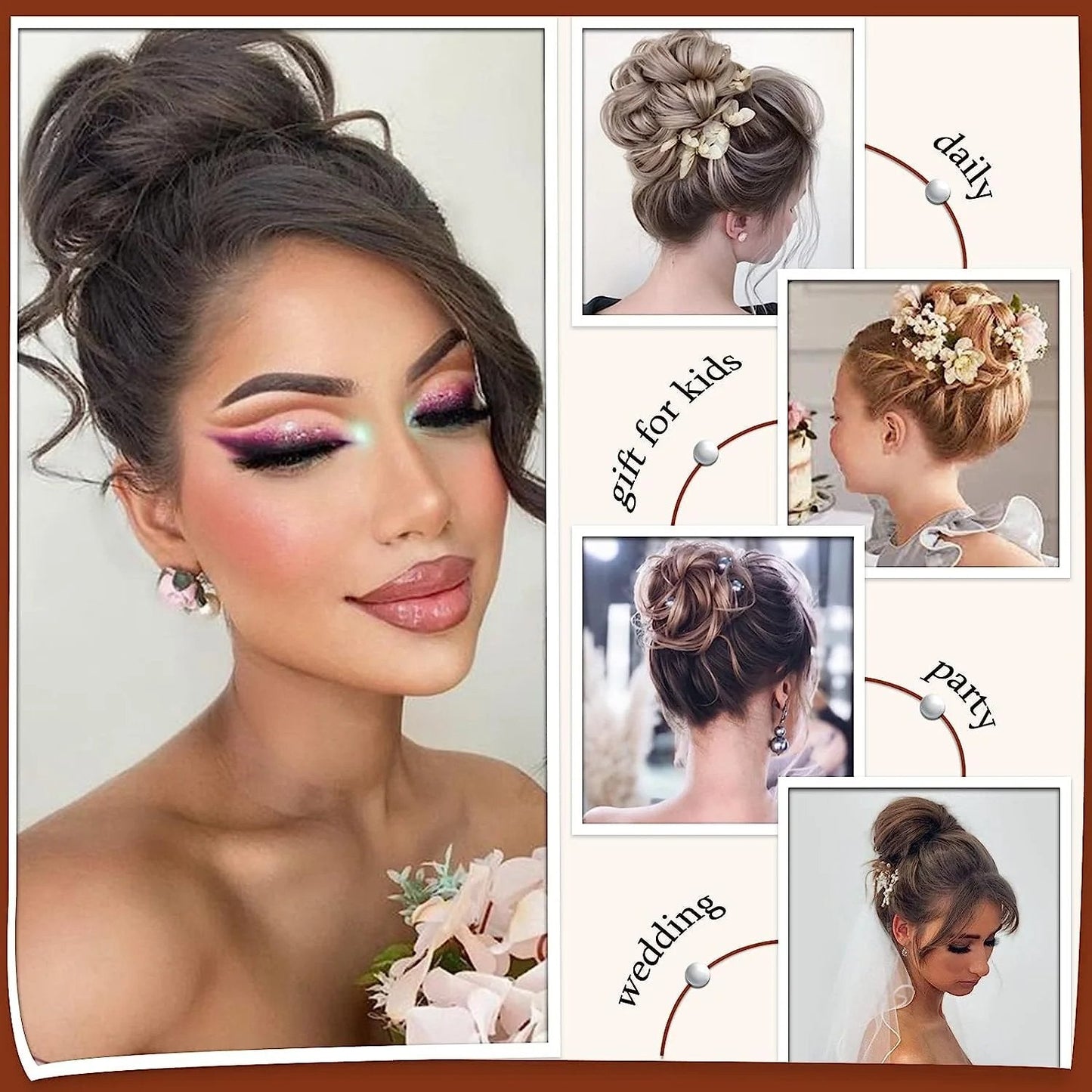 BunClip™ Claw clip messy bun for hair