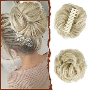 Mixture of golden and light blonde