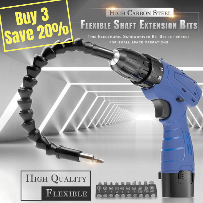 SwiftFlex™ Flexible drill bit extension kit