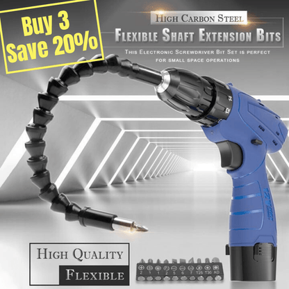 SwiftFlex™ Flexible drill bit extension kit