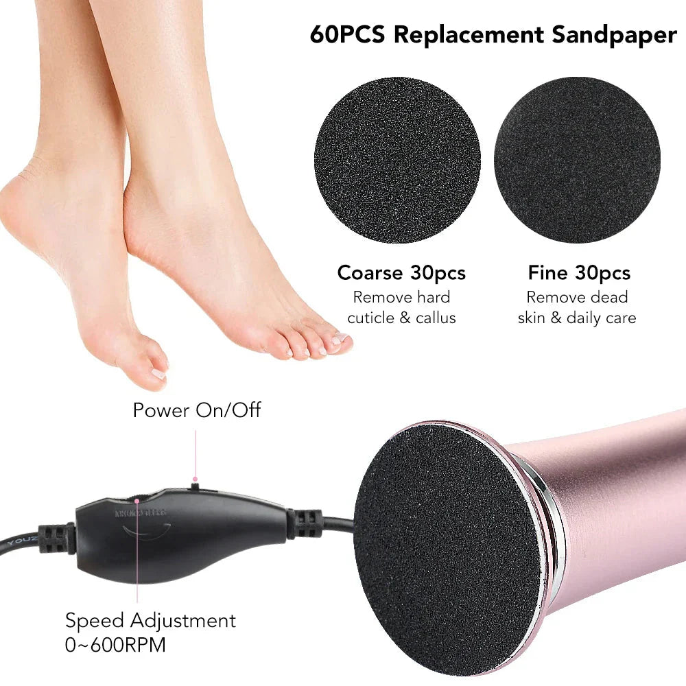 Callu Silk™ Electric foot callus remover