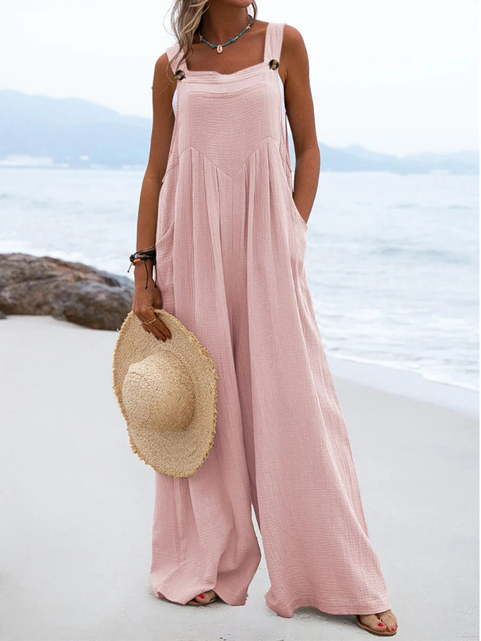 Rosabella Rizzo™️ Sleeveless Jumpsuit with Wide Legs