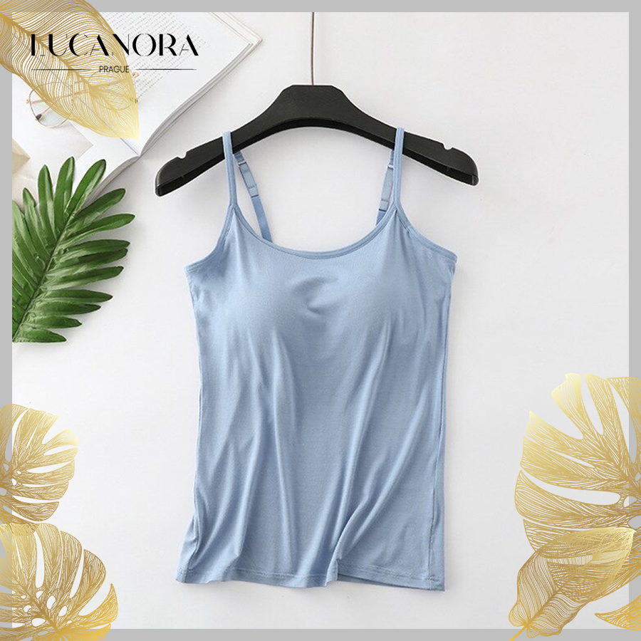 CasualChic™ top with built-in bra