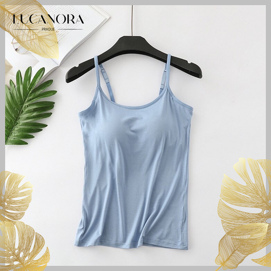 CasualChic™ top with built-in bra
