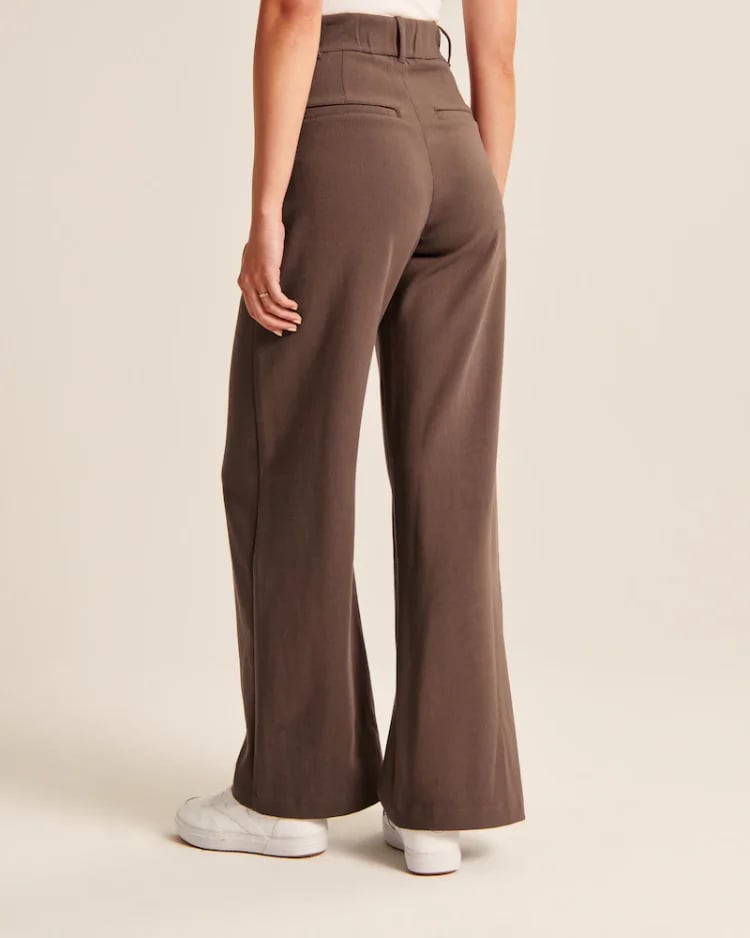 Celine Montclair™️ Casual trousers with high waist and wide legs