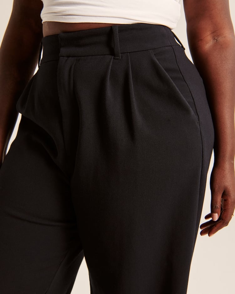Celine Montclair™️ Casual trousers with high waist and wide legs