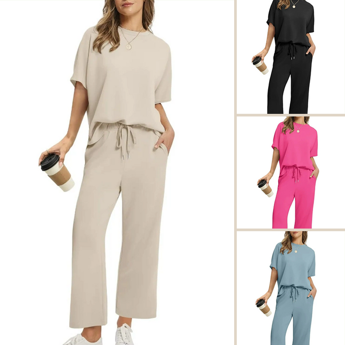 Clelia Diorio™ Casual top and pants set