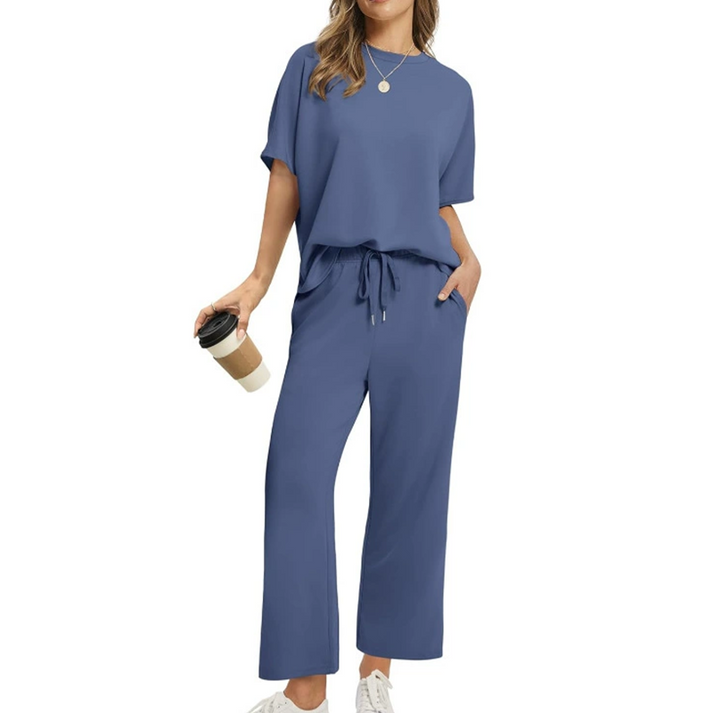 Clelia Diorio™ Casual top and pants set