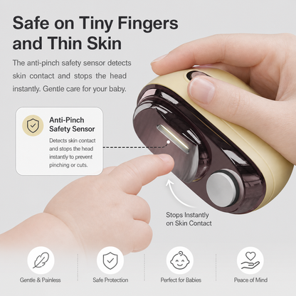 ClipGuard Pro+™ Gentle Electric Nail Clipper and File
