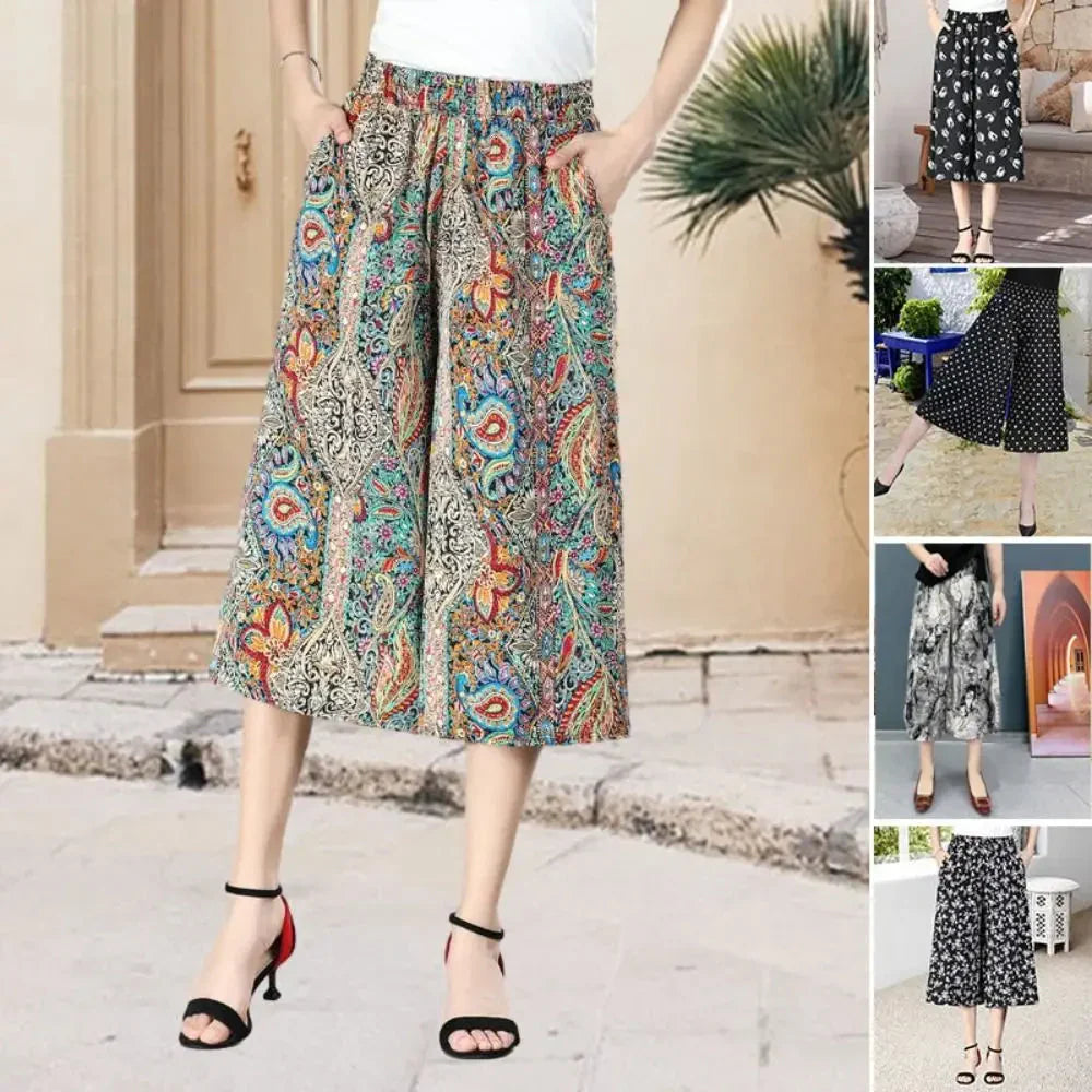 CurvyCharm™ Stretch trousers with wide leg