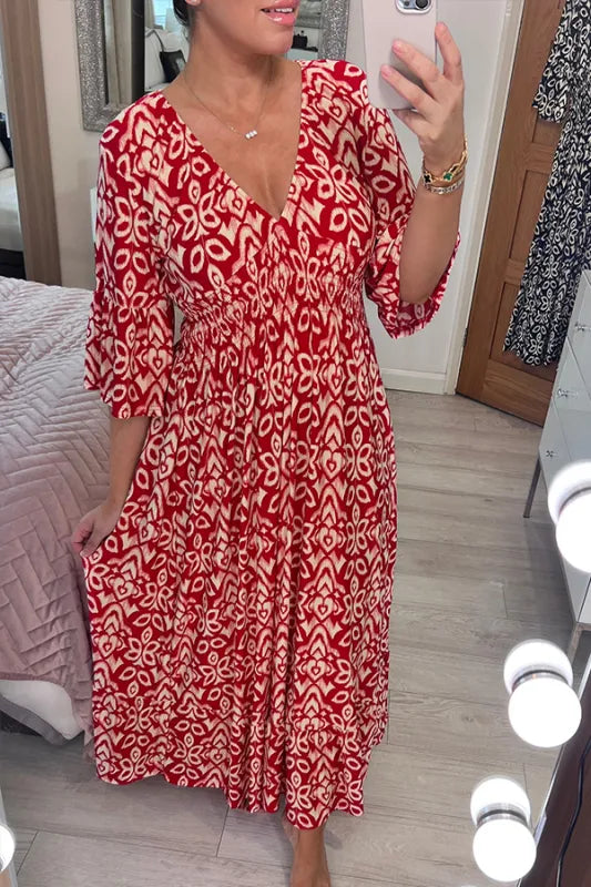 Nerina™ Floral Dress in Boho Style