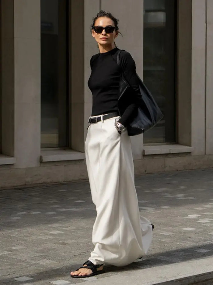 Degna Cassani™ Long skirt with high waist