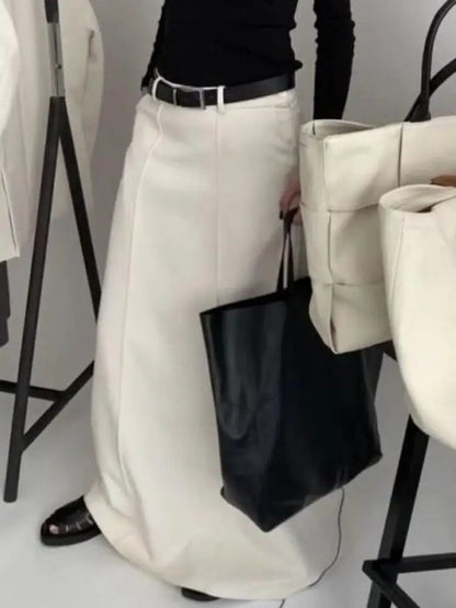 Degna Cassani™ Long skirt with high waist