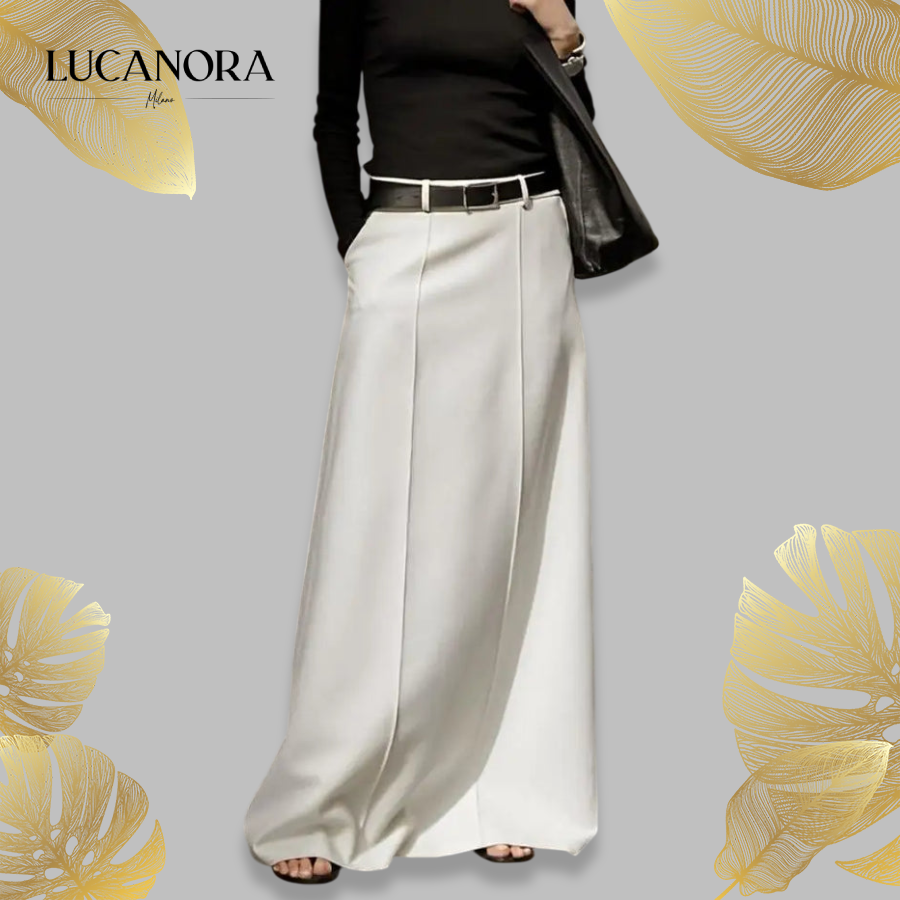 Degna Cassani™ Long skirt with high waist