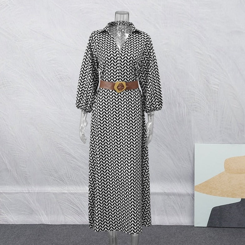 Carlotta™ Elegant long dress in retro style