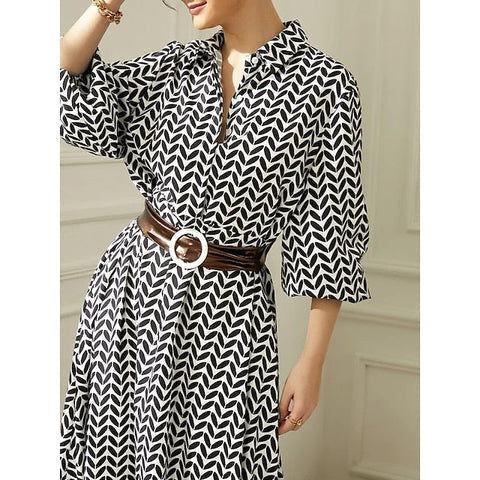Carlotta™ Elegant long dress in retro style