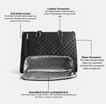 DualBite™ 2 in 1 Tote Bag Lunch Bag Combo