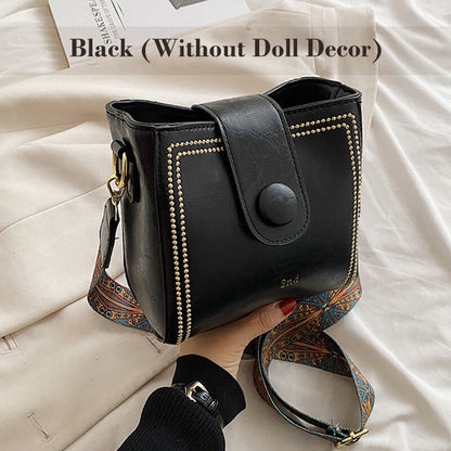 Dulina Rosa™ Vintage Bag with Adjustable Shoulder Strap