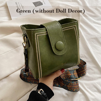 Dulina Rosa™ Vintage Bag with Adjustable Shoulder Strap
