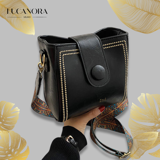 Dulina Rosa™ Vintage Bag with Adjustable Shoulder Strap