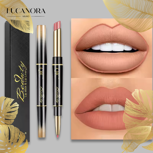DuoLip™ Waterproof Lipstick with Contour