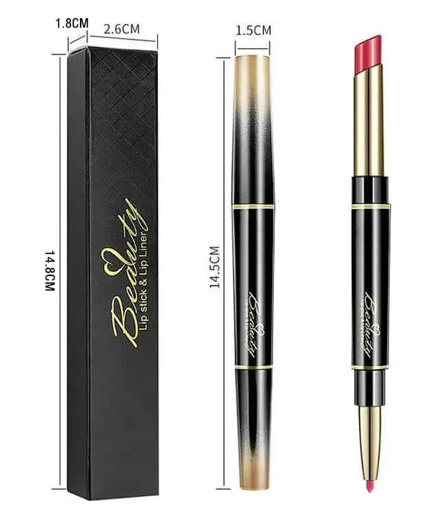 DuoLip™ Waterproof Lipstick with Contour